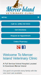 Mobile Screenshot of mercerislandvet.com